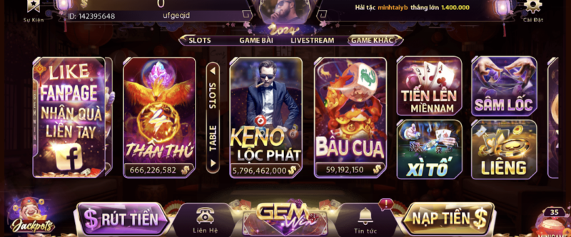 Những ưu điểm vượt trội tại game bài Bầu Cua