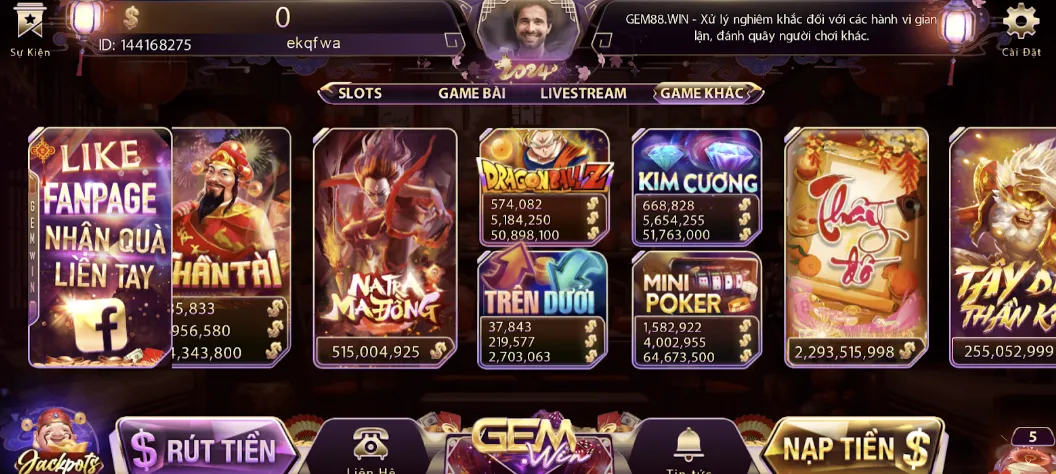 Đăng ký tài khoản tham gia game bài đổi thưởng Kim Cương
