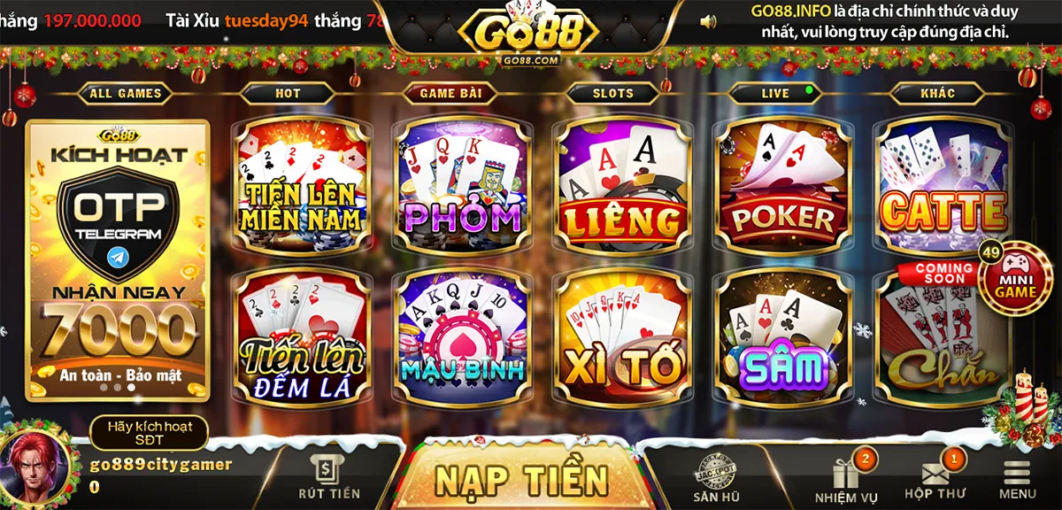 game bài đổi thưởng có các loại game nào