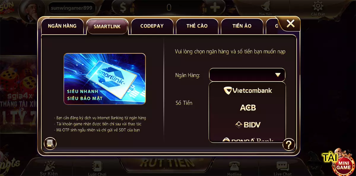 các lưu ý khi nạp tiền game bài đổi thưởng