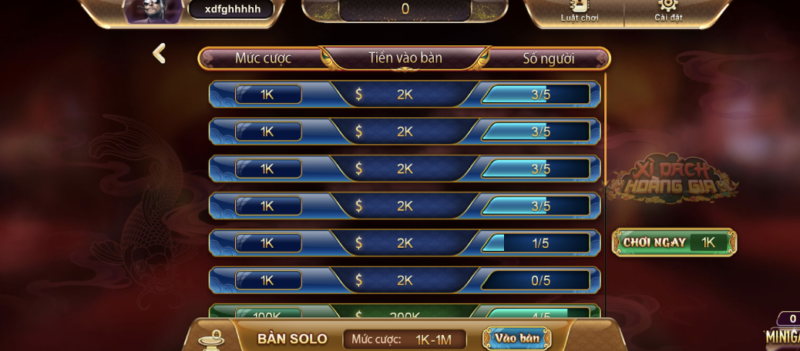 Cách chơi game bai doi thuong Xì dách dễ thắng tại Gemwin 