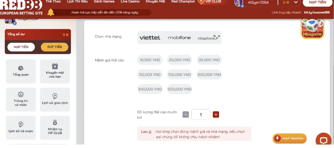 Những cách rút tiền đơn giản sau khi tham gia Red88